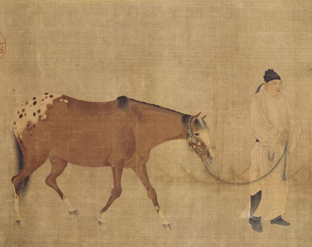 元 任仁发 出圉图卷(局部) 故宫博物院藏