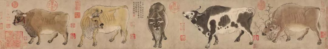 韩滉 五牛图