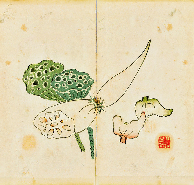 明本《十竹斋画谱》八卷