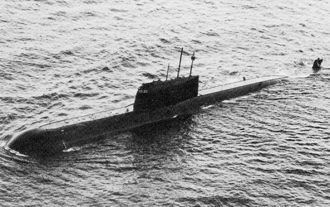 图为共青团号核潜艇