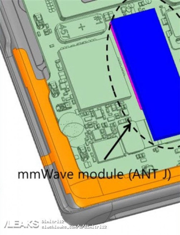 三星Galaxy Note 10+ 5G版通过FCC认证：示意图泄露