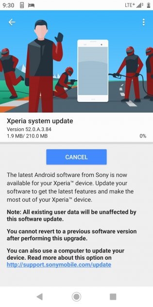 索尼为Xperia XZ2 Premium推送Android 9.0 迎来全新手势操作
