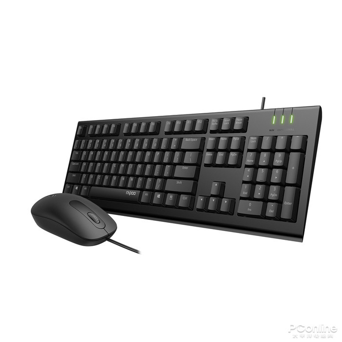 轻松办公 雷柏X120Pro有线光学键鼠套装上市