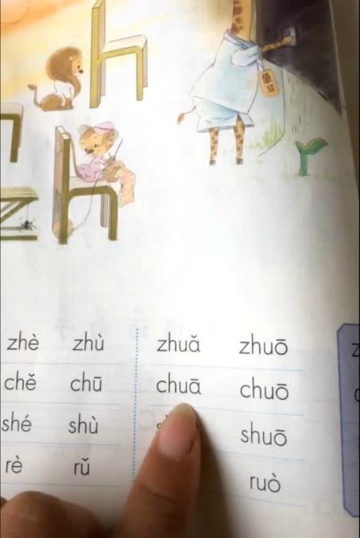 总主编温儒敏 质疑一年级上册的汉语拼音出错 作为例子的 「chua」和