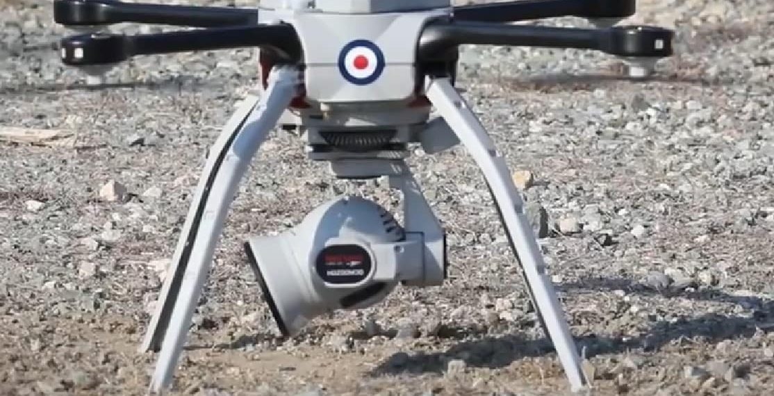 英国空军展示了无人机在加强空军基地部队防护方面的能力