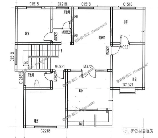 6款农村带堂屋别墅户型图,2经典6奢华,造价都不超过30