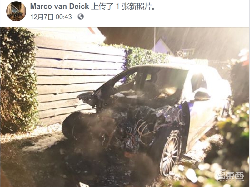 捷豹I-Pace第一次曝出燃烧事故 或为纵火案件