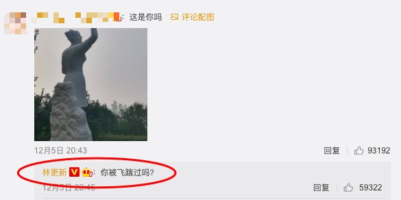 林更新晒豪华牛肉面“炫富”被怼 评论区全是亮点