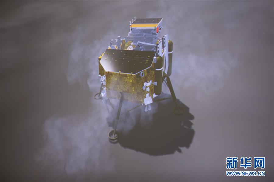中国成功实现人类探测器首次月球背面软着陆