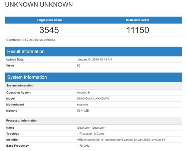 默秒全？高通骁龙855跑分曝光：把上一代轰成炮灰