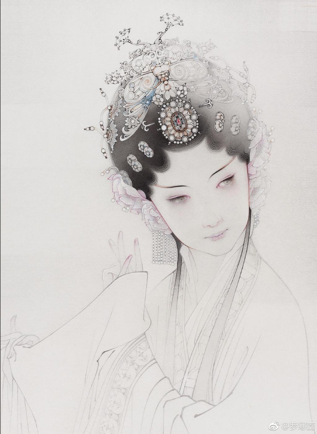 《新春特辑》罗寒蕾人物画欣赏