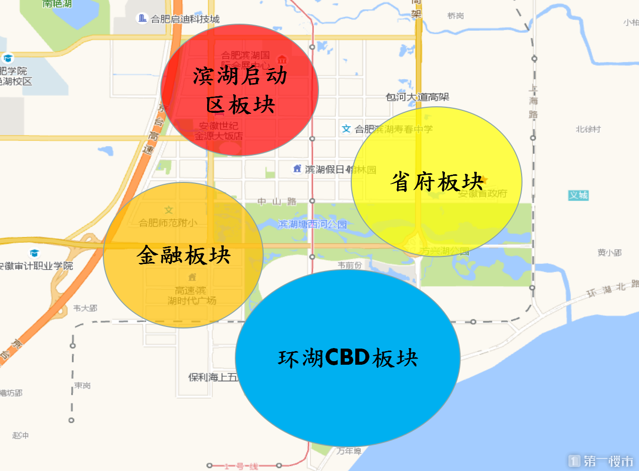 金融板块4大纯新盘激战,最高或卖2万 ,10子齐聚抢驻滨湖机会来了