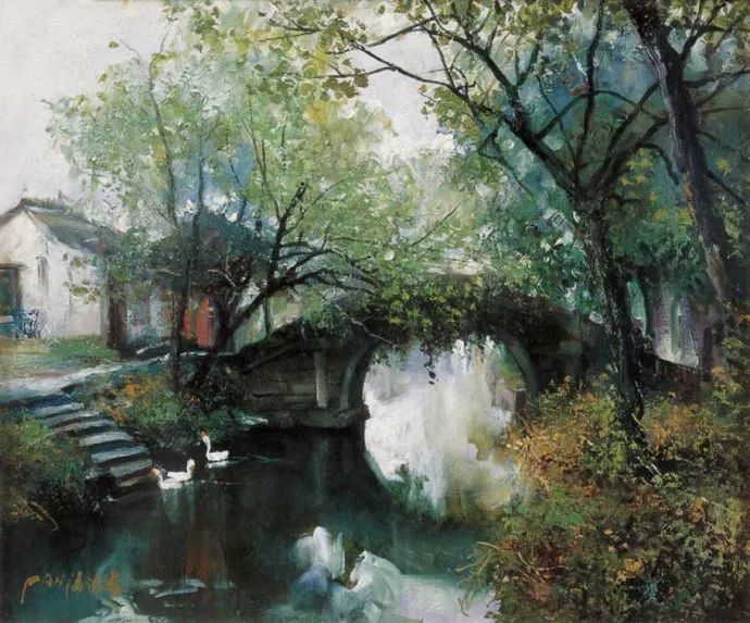 【油画】潘鸿海风景油画作品欣赏