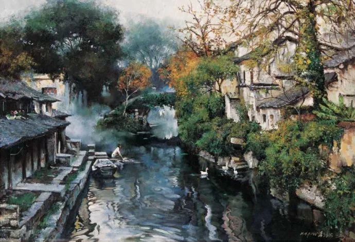 【油画】潘鸿海风景油画作品欣赏