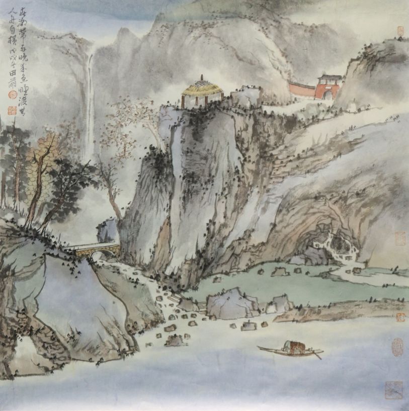 田萌《春潮带雨》