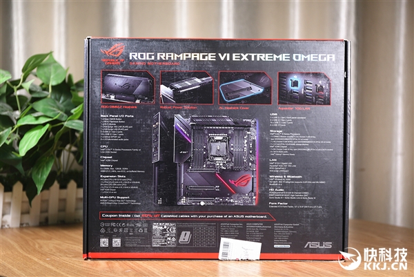 华硕ROG主板RAMPAGE VI EXTREME OMEGA图赏
