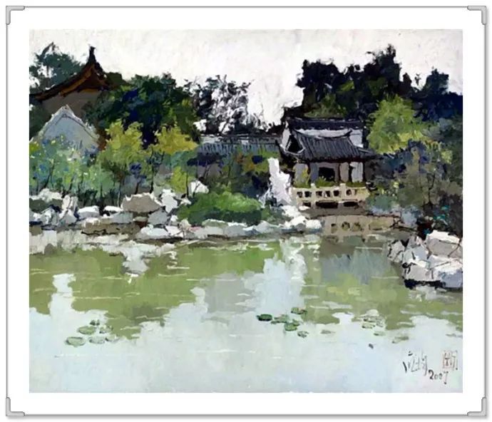 稚雅高洁--庞均油画