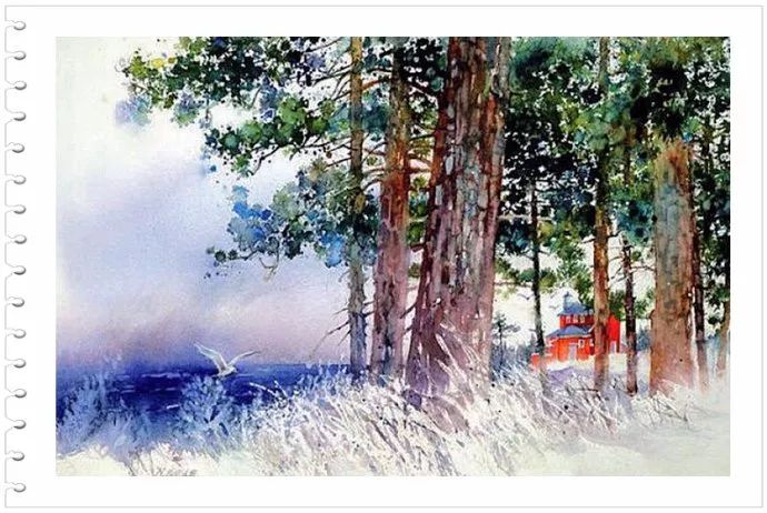 如梦如景--美国画家NitaEngle水彩画