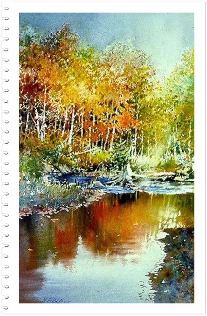 如梦如景--美国画家NitaEngle水彩画