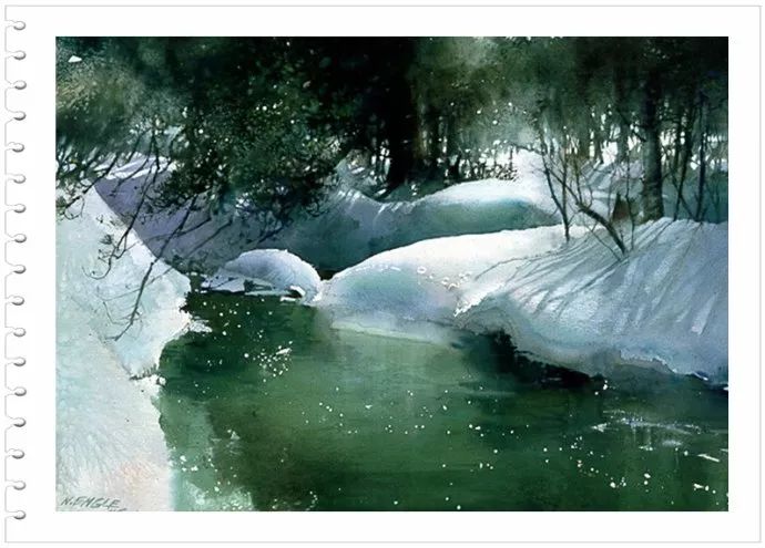 如梦如景--美国画家NitaEngle水彩画