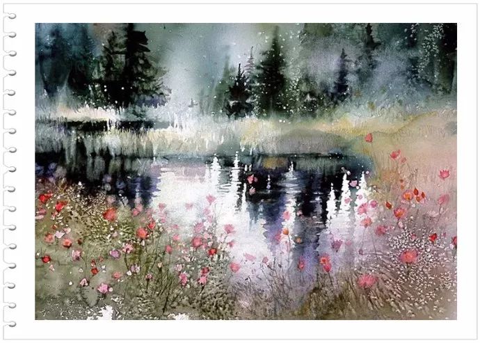 如梦如景--美国画家NitaEngle水彩画