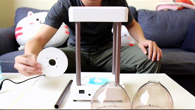 颠覆牛顿定律，水滴脱离地心引力逆流而上， 这台时光沙漏净化器逆了天了｜智慧星球