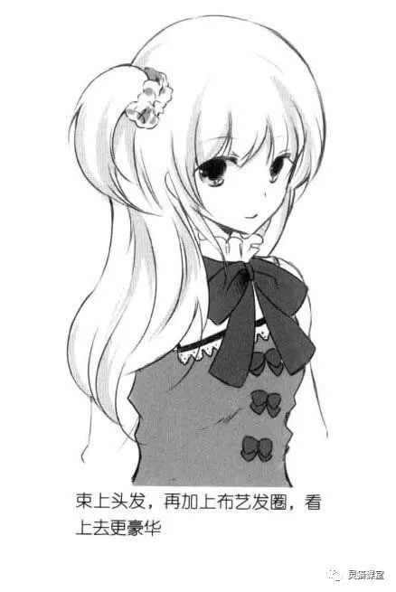 灵猫课堂丨动漫人物入门教学-甜美系萝莉美少女的配饰