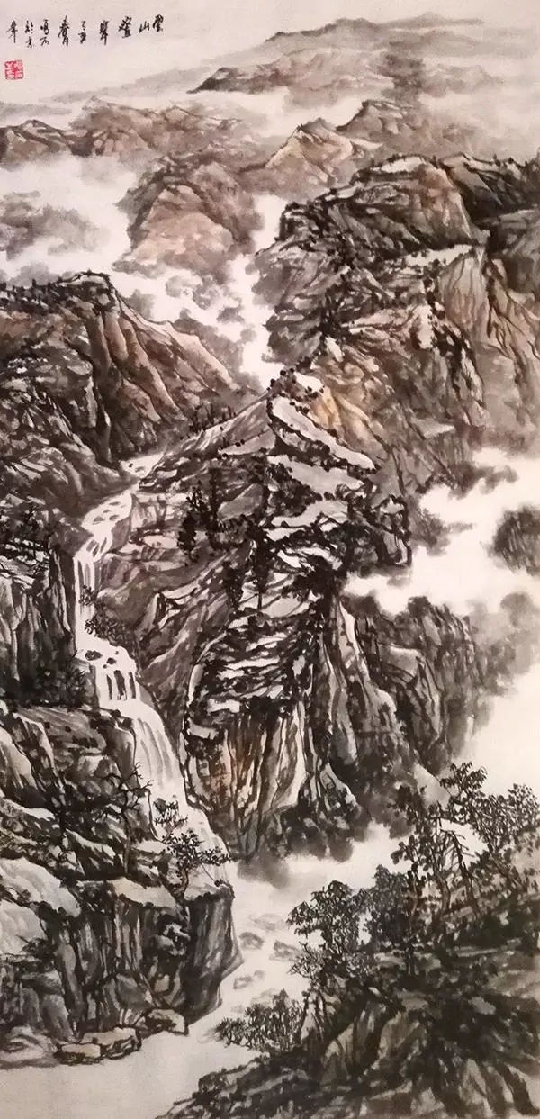 画家温叶强灵活细腻淡雅安静