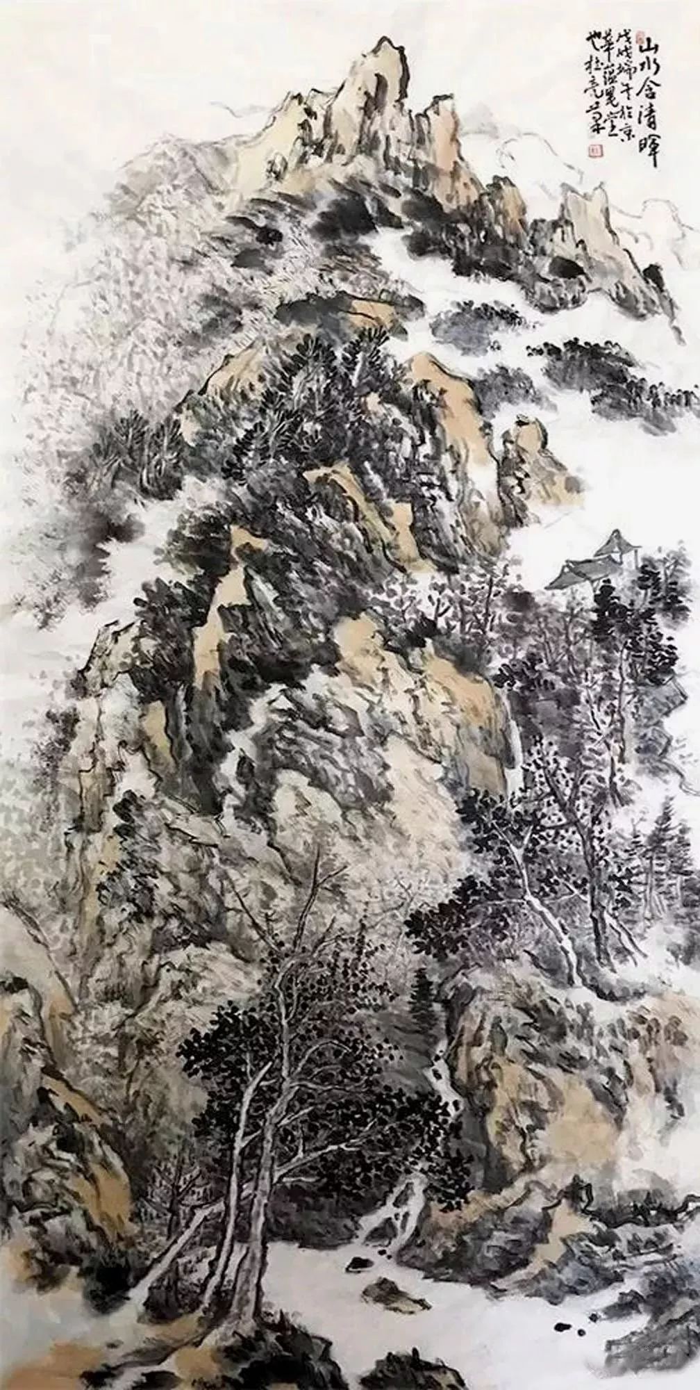 百家艺术 远山的呼唤—杜亮山水画赏析