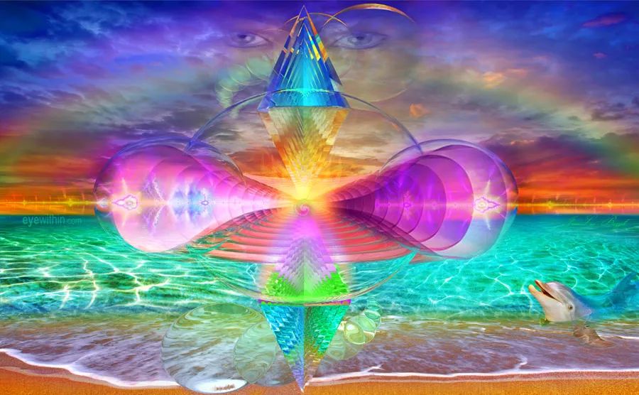 充满灵性的画作引领人类扬升之路(二)爱和光的5d世界