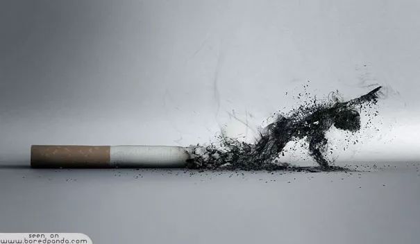 反吸烟创意广告图片