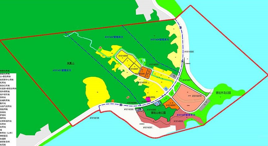 去年9月,市规划委员会审议通过《珠海市高新区a101h 编制单元(银坑