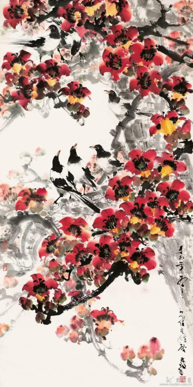 岭南陈子毅花鸟画作品选