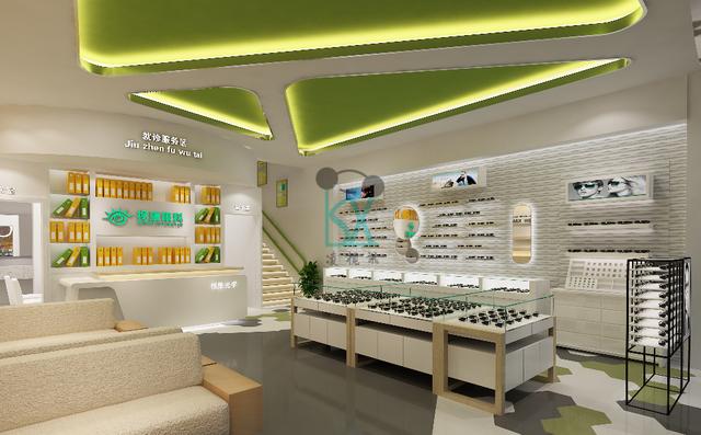 这样装修的眼镜店,路过的人都想进去逛一逛