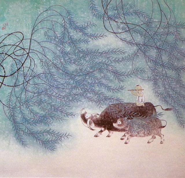 灵动典雅|刘金贵工笔人物画赏析