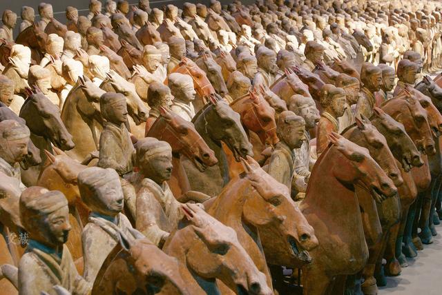 西汉 骑兵俑群 咸阳博物馆藏