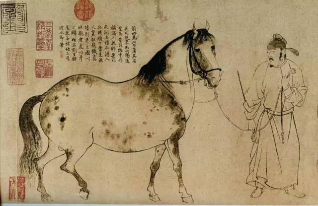 北宋李公麟 《五马图》之一