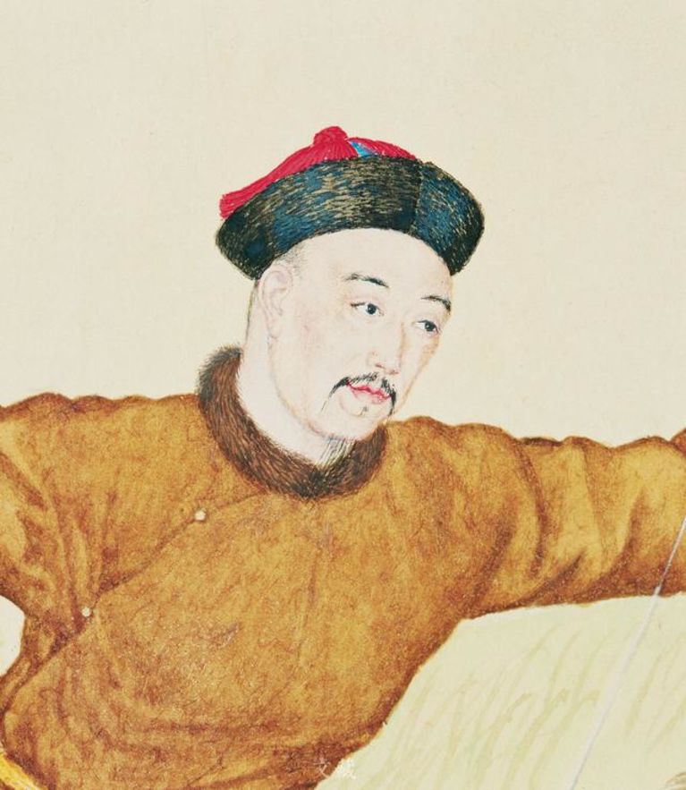 清人绘 威弧获鹿图卷局部 故宫博物院藏