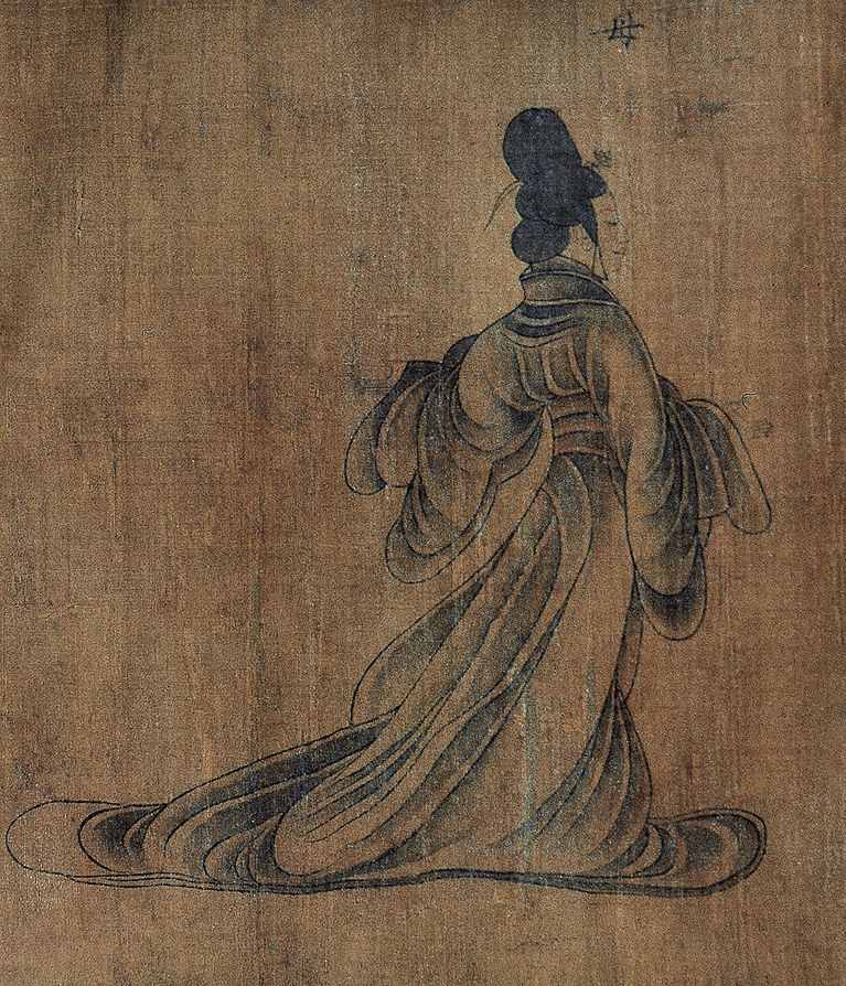 东晋 顾恺之 列女图(宋摹本) 局部之二