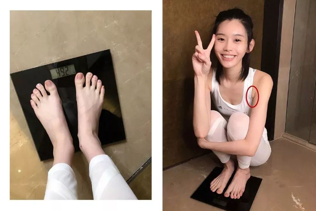 奚梦瑶那么瘦还有副乳?