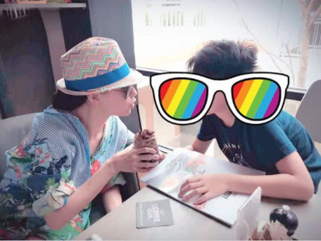 张柏芝晒自己与Lucas的亲吻照，回应三胎生父是工程师？