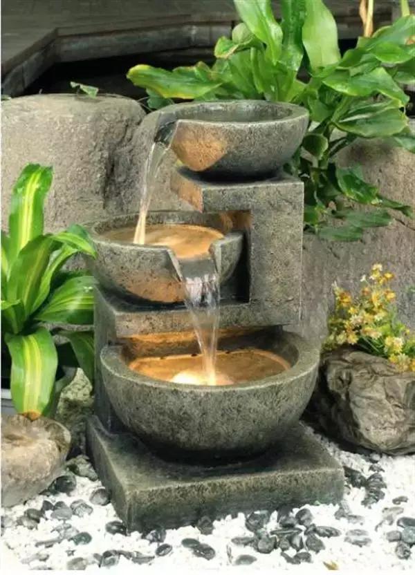 老外后院的池塘水景