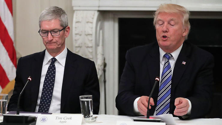 在特朗普眼里，苹果只不过是他针对中国的一枚棋子