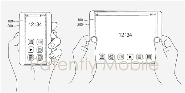 三星再发手机屏幕专利：让屏幕也能自由变大