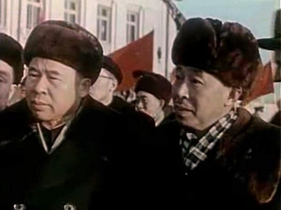 毛泽东访问苏联彩色旧照