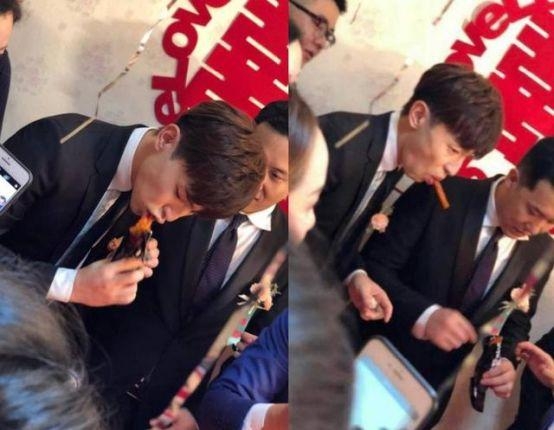 明星们参加亲友婚礼：林允低调接地气，林更新被妈妈们围着合影！