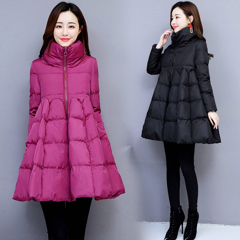 的女人,狠狠心买这几款棉服,正月拜年穿,人夸人美