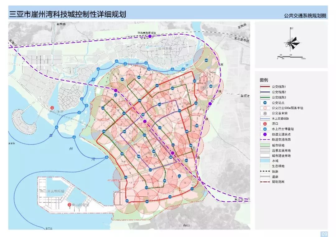 准备这样建→ 《三亚市崖州湾科技城控制性详细规划》已基本编   对外