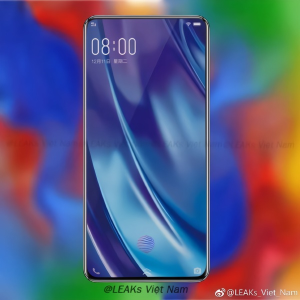vivo APEX 2019亮屏渲染图曝光 这屏占比有点无敌