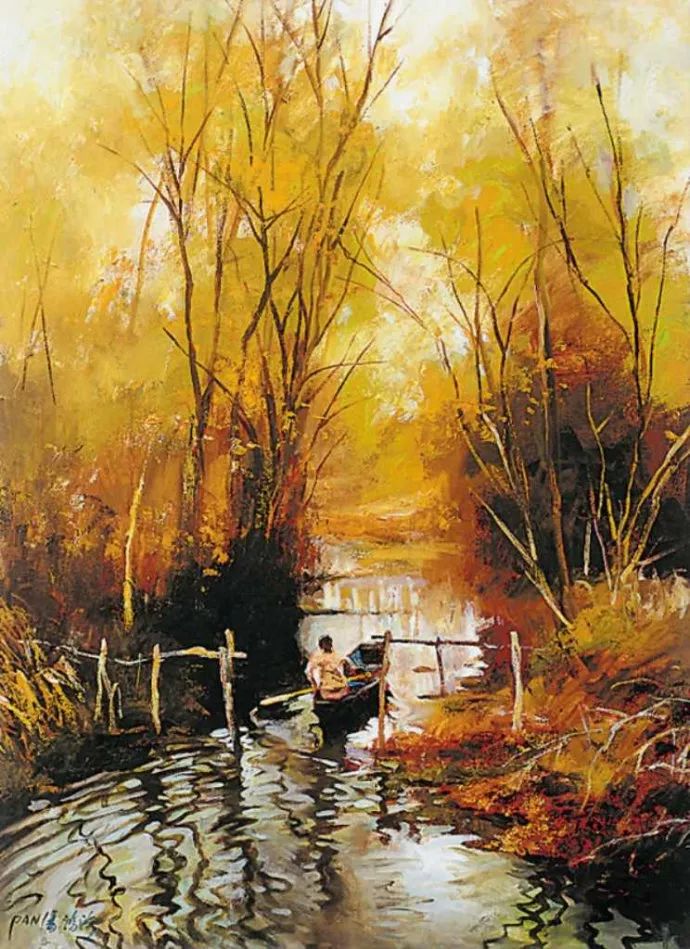 【油画】潘鸿海风景油画作品欣赏